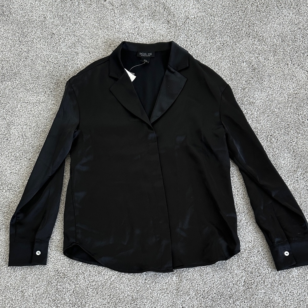 Rachel Zoe Black Blouse